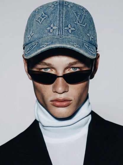 Monogram Jacquard Denim Baseball Cap