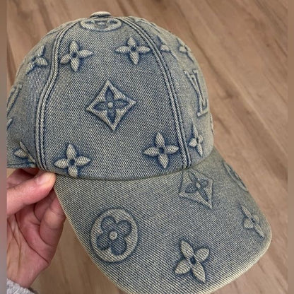 Monogram Jacquard Denim Baseball Cap