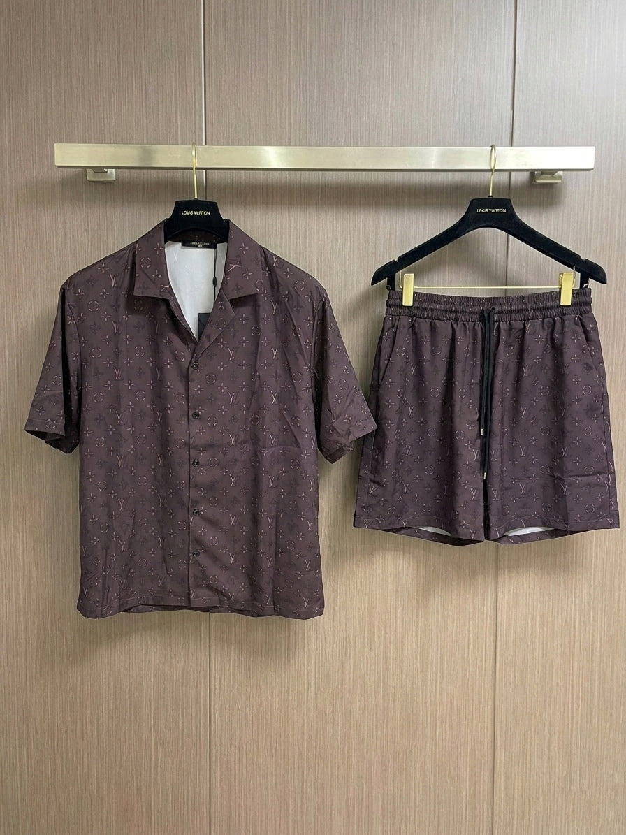 LV Signature Monogram Resort Set in Deep Mahogany