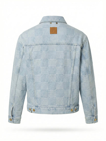 Checkerboard Denim Co-ord