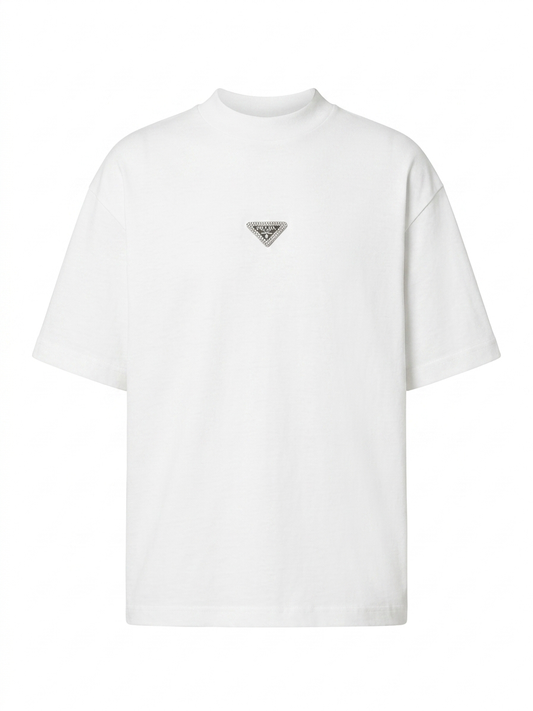 Crystal-Embellished Cotton T-Shirt