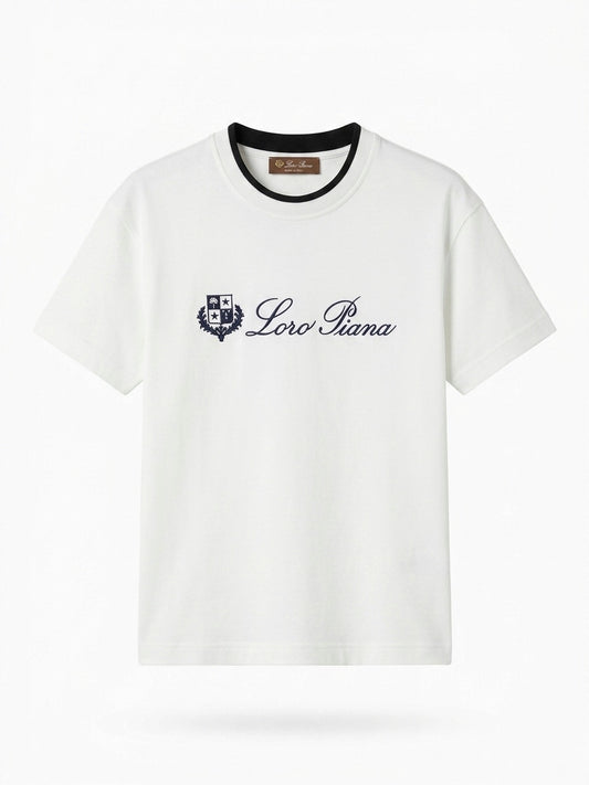 LP Crest Logo White T-Shirt