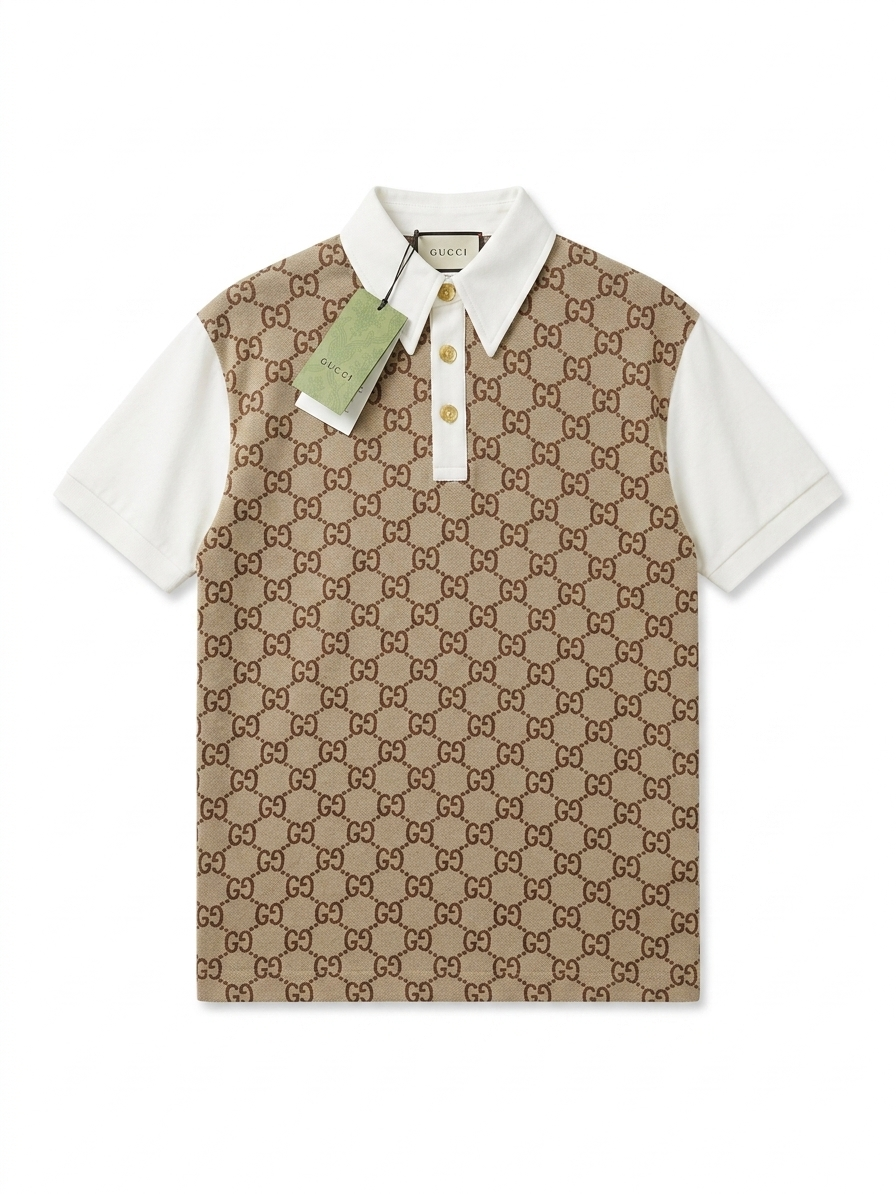 GC Monogram Cotton Polo
