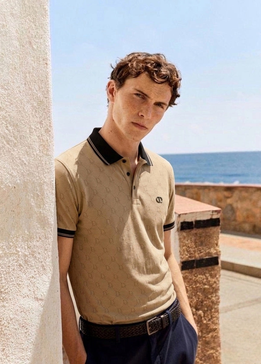 CD Monogram Jacquard Polo