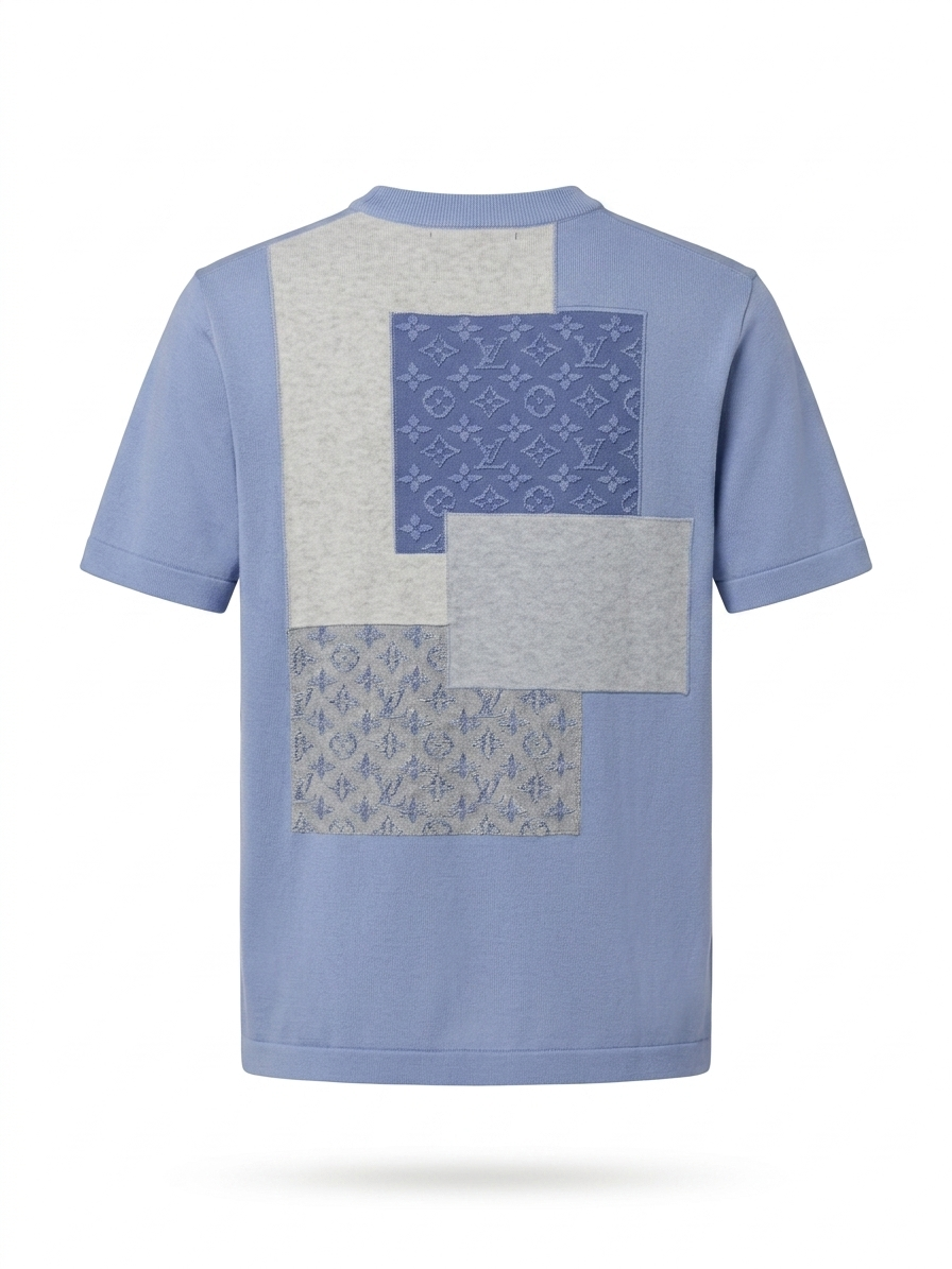 LV Monogram Patchwork Knit Tee