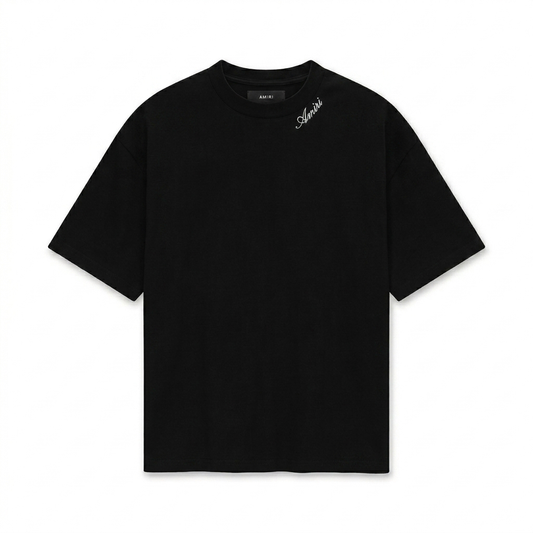 AM. Logo-Embroidered Cotton T-Shirt