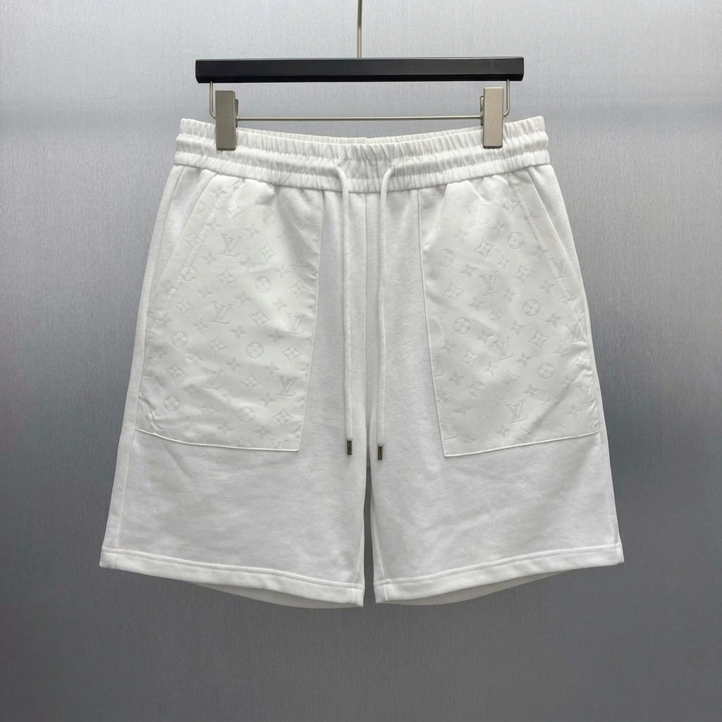 LV Monogram Patch Detail Sweatshorts