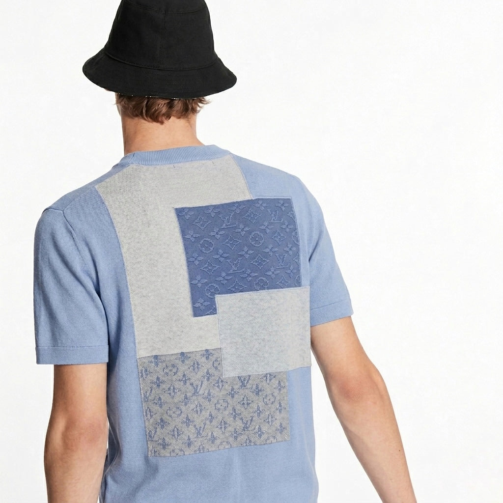 LV Monogram Patchwork Knit Tee