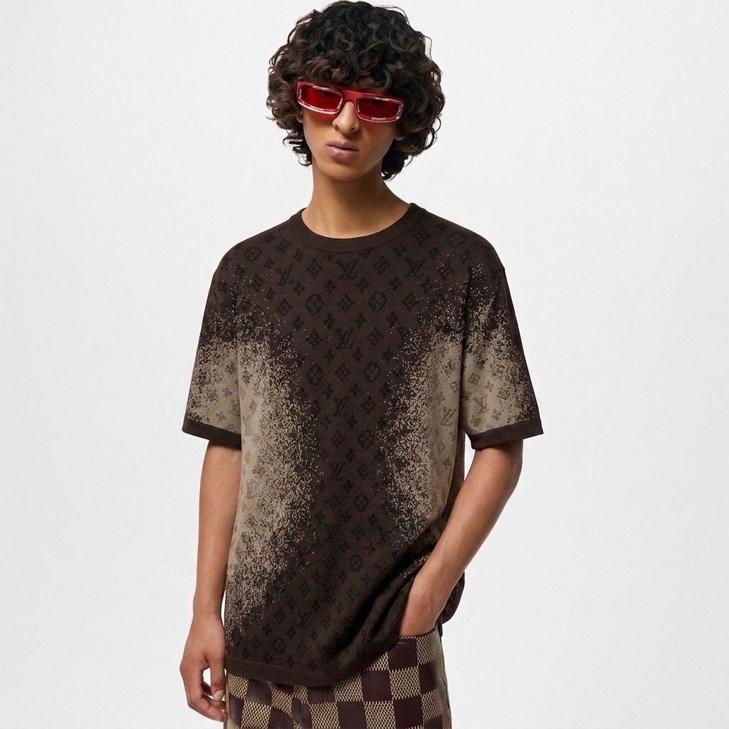 LV Monogram Gradient Knit Tee