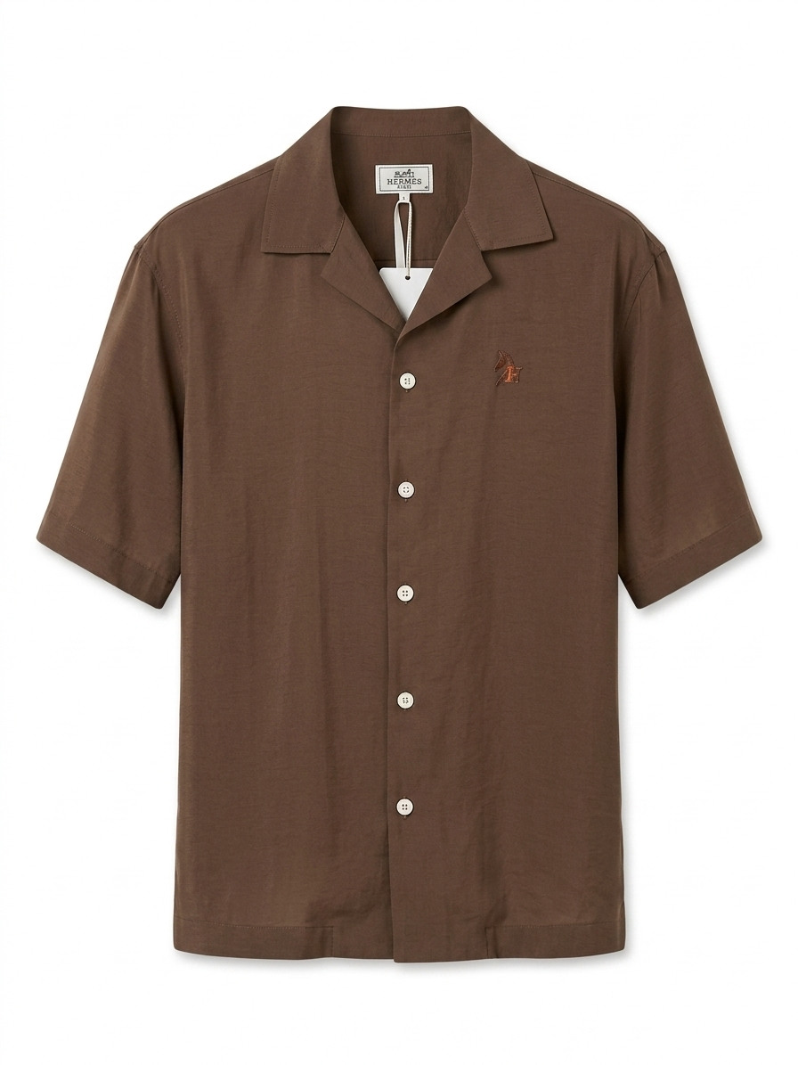 H. Short-Sleeve Camp Collar