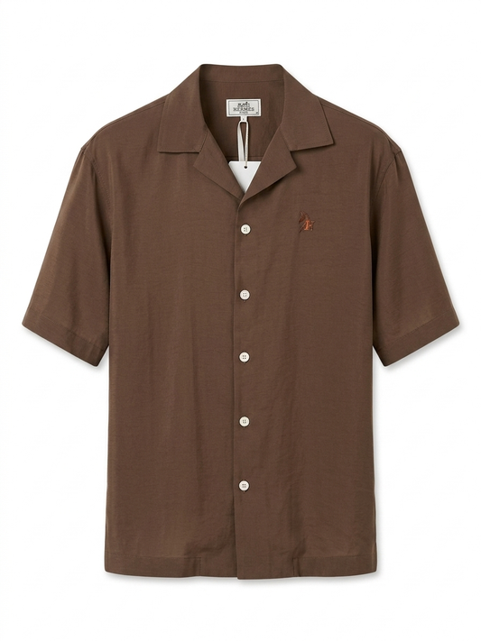 H. Short-Sleeve Camp Collar
