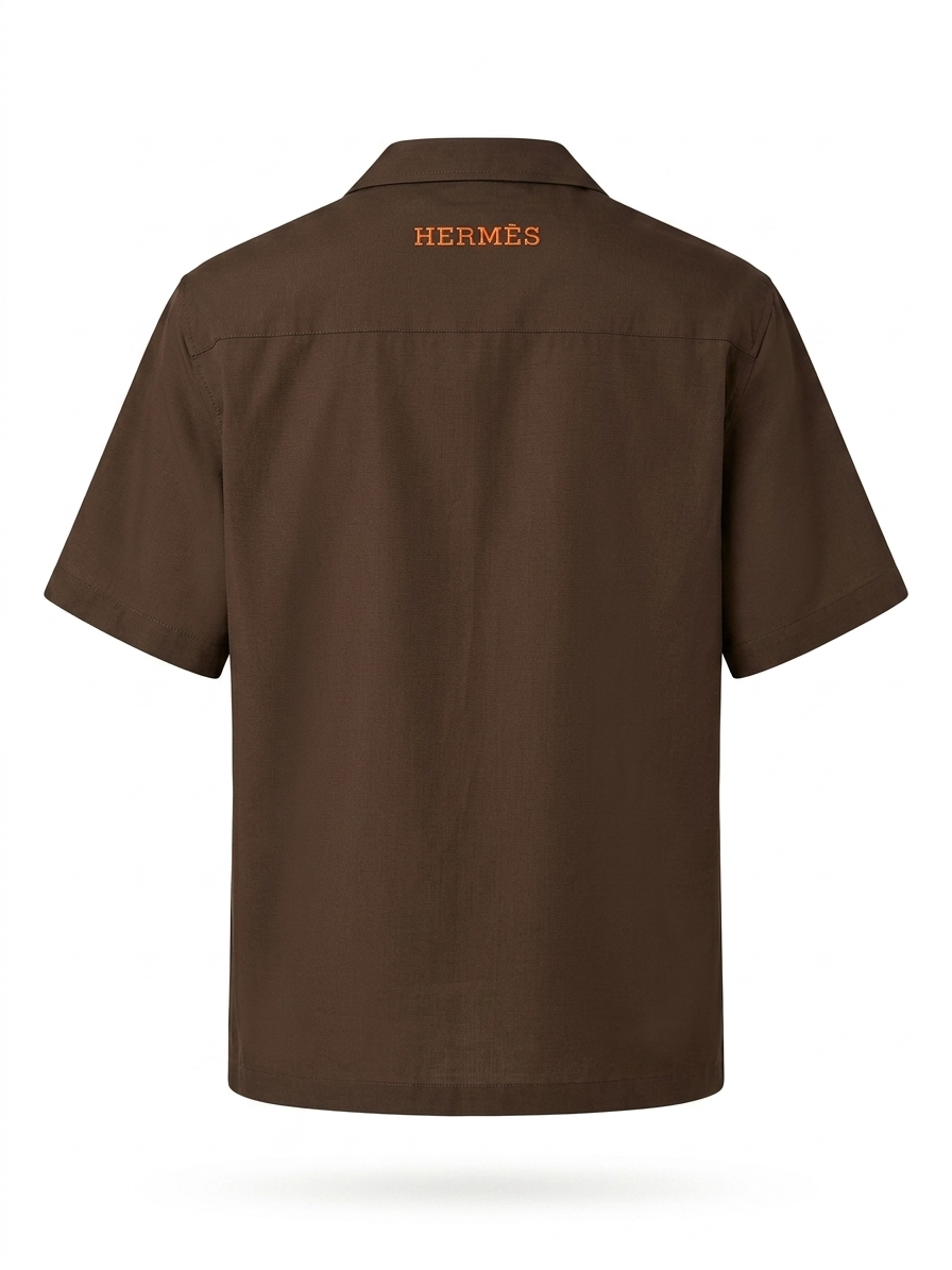 H. Short-Sleeve Camp Collar