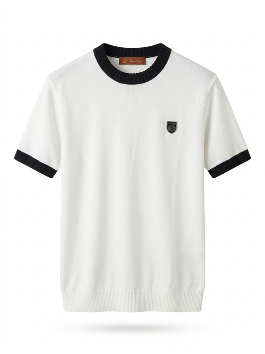 LP Fine-Gauge Knit Crew-Neck Pullover