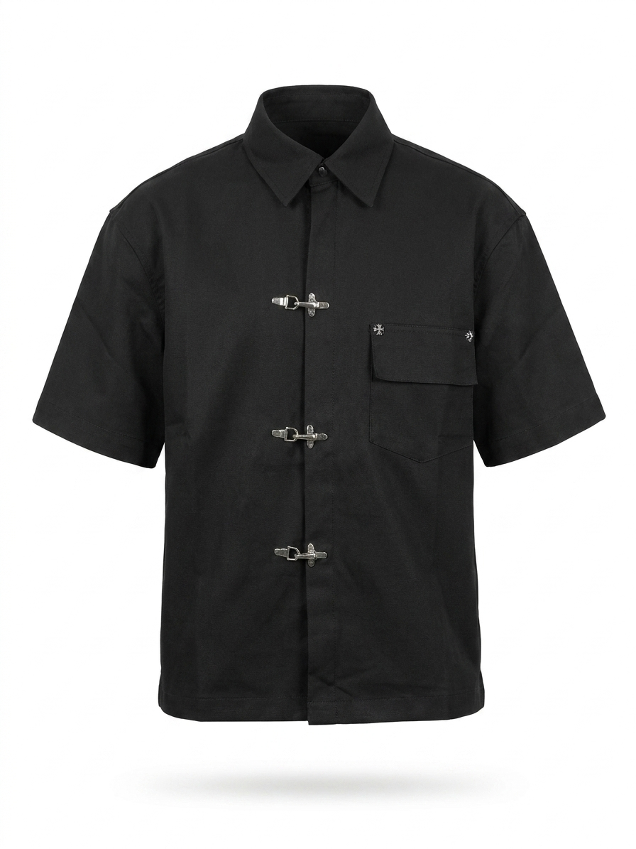 CH Signature Hardware Short-Sleeve Overshirt