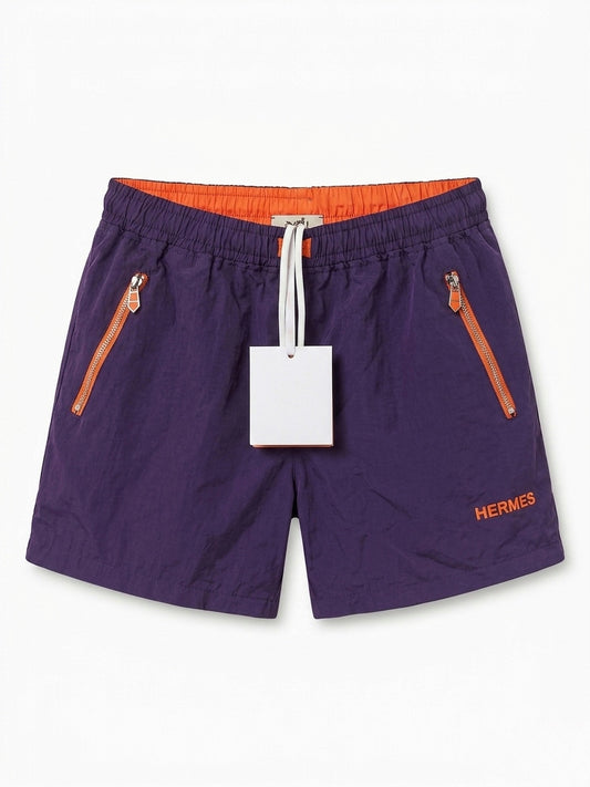 H. Technical Zip-Detail Shorts