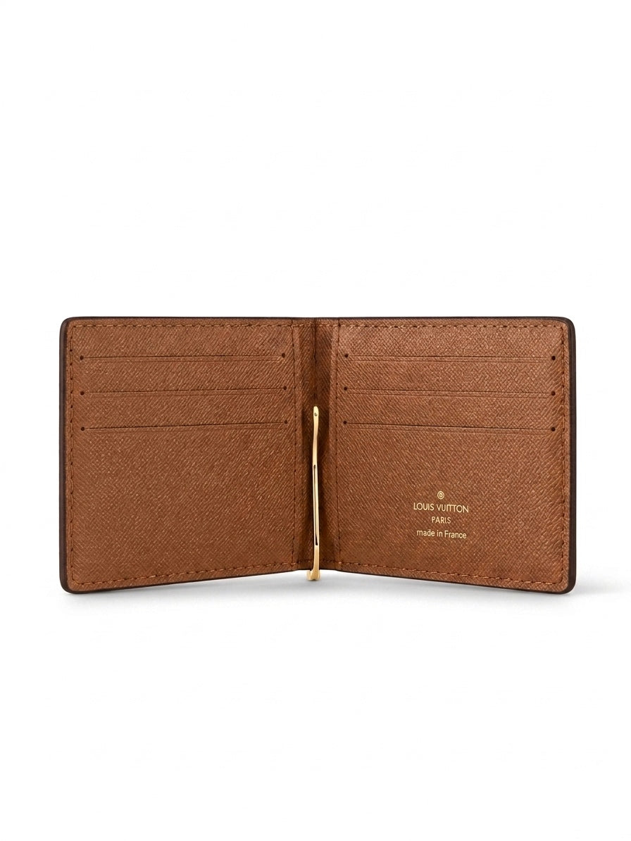 LV Monogram Canvas Money Clip