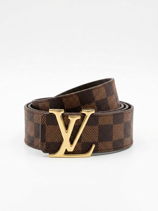 LV Initiales Damier Ebene Belt