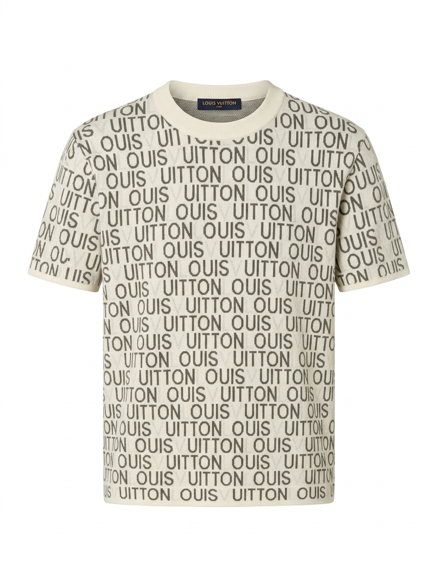 LV Signature Jacquard Knit Tee