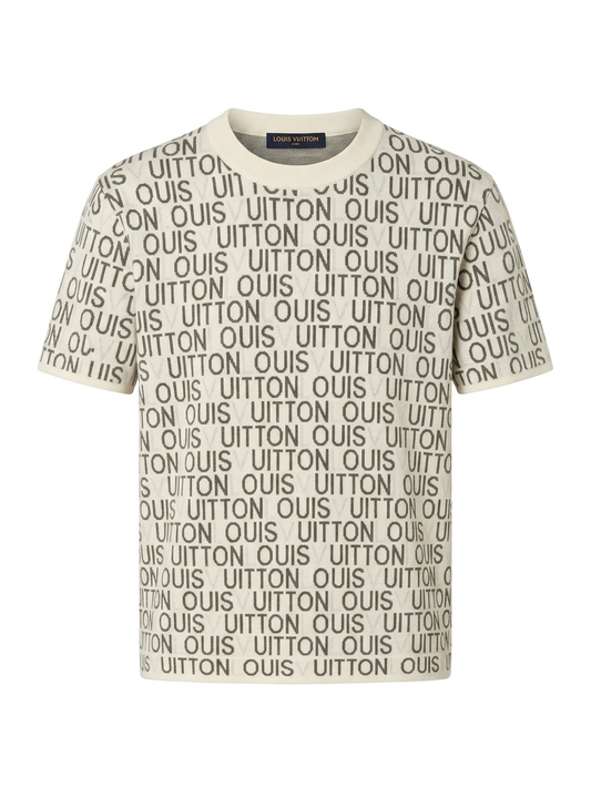 LV Signature Jacquard Knit Tee