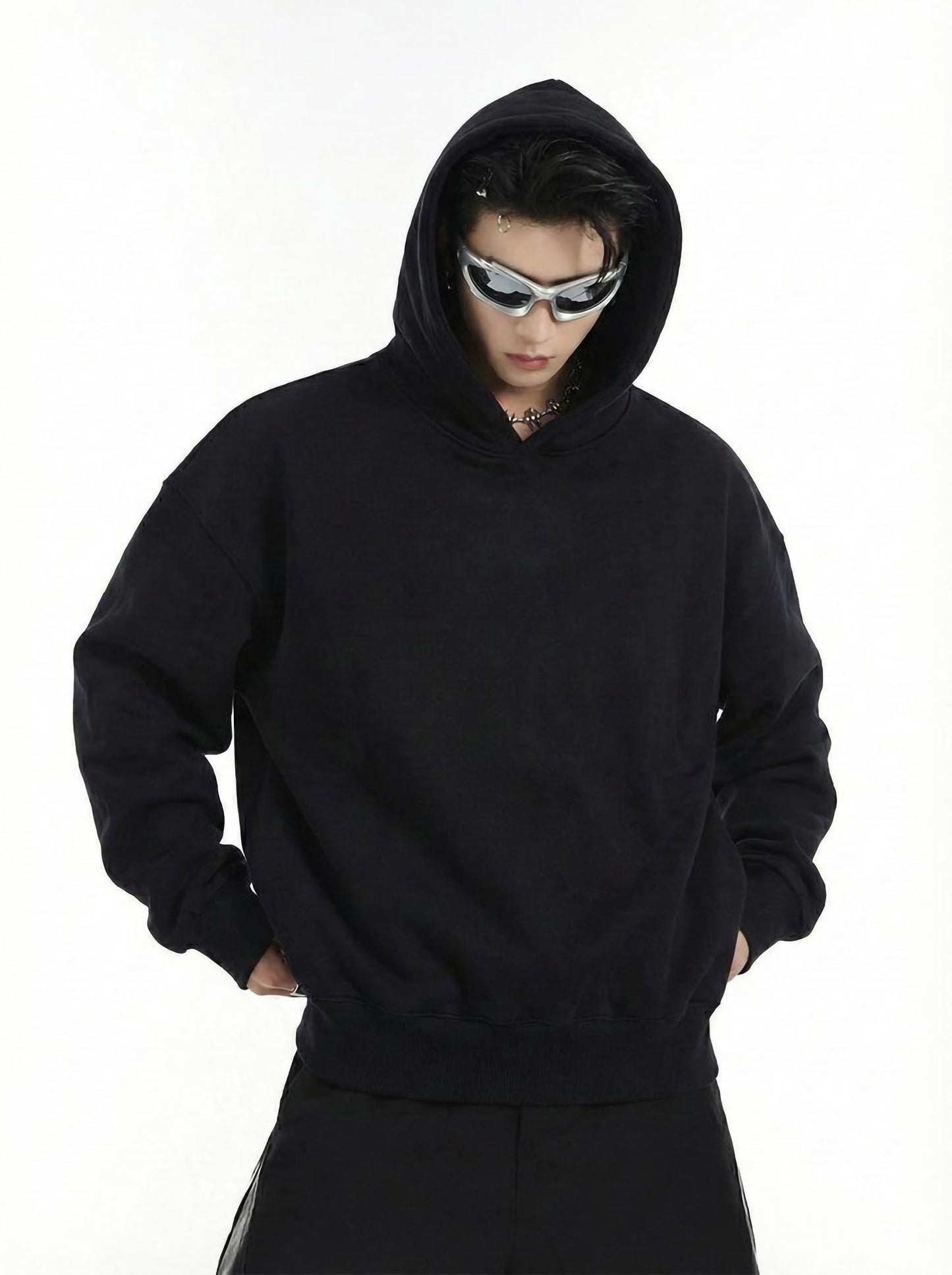 Black Essential Hoodie