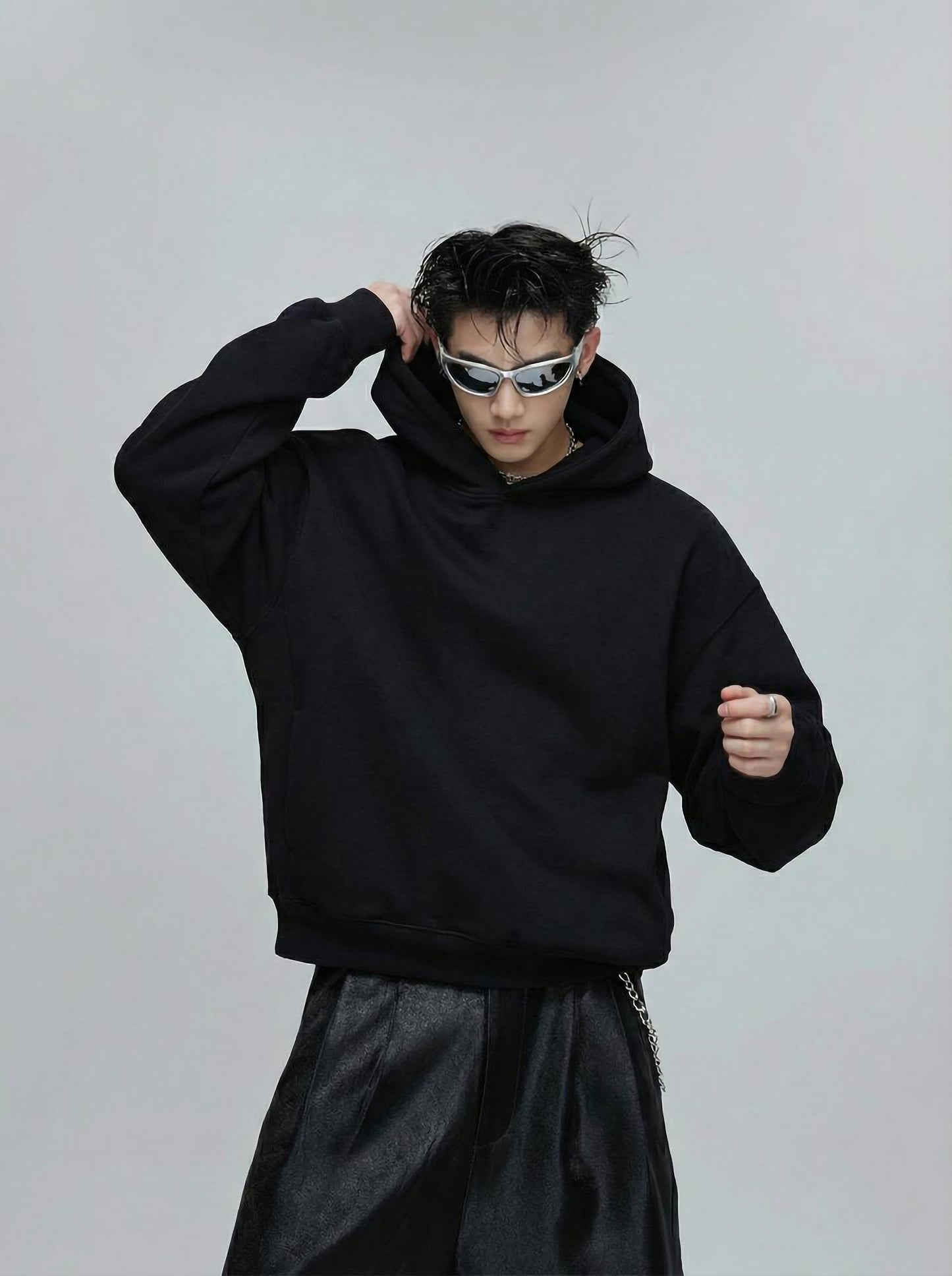 Black Essential Hoodie