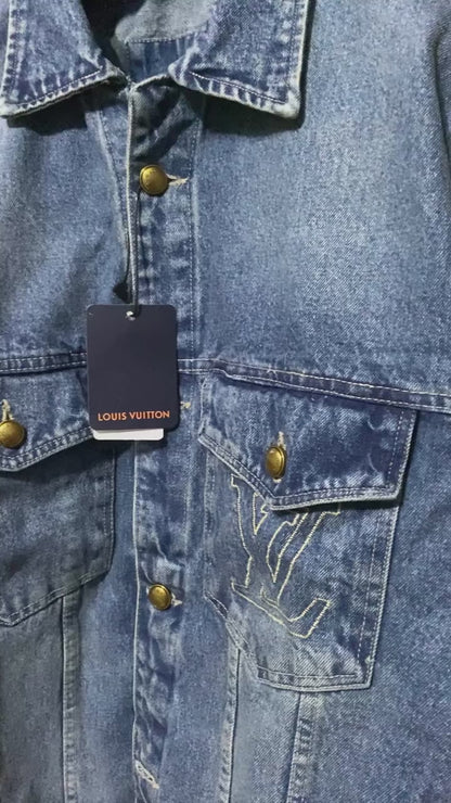 The Heritage Monogram Trucker – Vintage Indigo